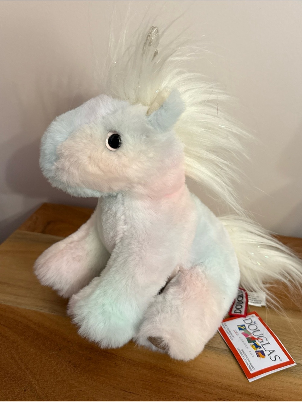 Douglas Cuddle Toys 4446 KYLIE Rainbow Unicorn Mini Soft Plush Stuffed Animal 8"